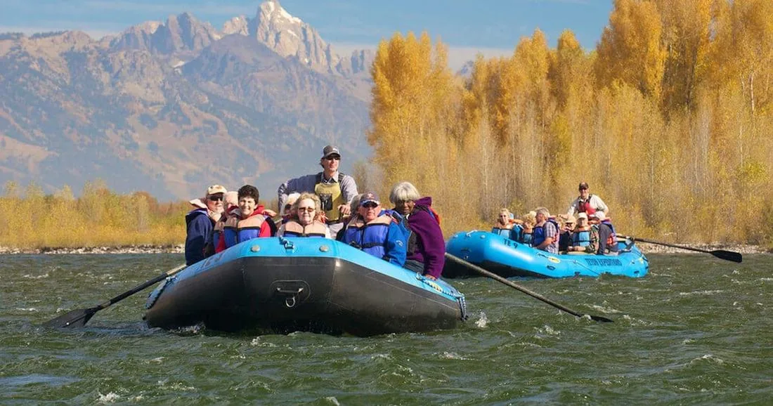 Jackson : descente de 7 miles sur la Snake River avec vue sur les Tetons